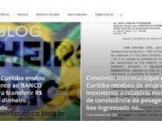 Tribunal de Contas do Paraná aprovou as contas de 2013 e 2014 do Consórcio do Lixo de Curitiba que fraudou documentos públicos