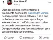 Mandic: “a internet em pessoa” morre aos 66 anos