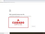 PÁGINA DAS LICiTAÇÕES DA PASTA DO MEIO AMBIENTE DE CURITIBA ESTÁ HÁ 4 DIAS COM PROBLEMA NO CERTIFICADO SSL