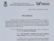 PREFEITO DIEGO FRANCISCO NOTIFICA A FEPAM SOBRE A NOVA LEGISLAÇÃO QUE PROIBE ATERRO SANITÁRIO EM ESTÂNCIA VELHA