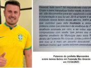 PREFEITO DE FAZENDA RIO GRANDE DECLARA QUE “JAMAIS VAI ASSINAR OU DAR ALGUMA ANUÊNCIA DO MUNICÍPIO PARA NOVOS ATERROS SANITÁRIOS”