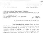 ENGENHEIRO E ADVOGADA ASSINARAM OFÍCIO COMO REPRESENTANTES EM 2014 DE EMPRESA QUE NÃO EXISTE E O PROTOCOLARAM EM ÓRGÃO AMBIENTAL DO PARANÁ