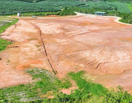 SÃO JOÃO DO ITAPERIU: 7 ATERROS DE LIXO DOMICILIAR E PERIGOSO SENDO CONSTRUÍDOS FORA DAS ESPECIFICAÇÕES LEGAIS, E SEM LICENÇA AMBIENTAL NUMA ÁREA RODEADA DE NASCENTES E ARROIOS